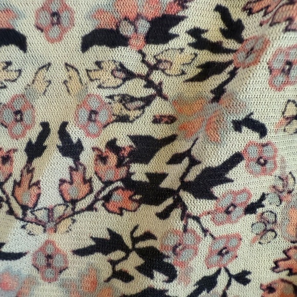 Style & Co boho Floral Pink Women's Top 3X small flaw - Picture 8 of 8